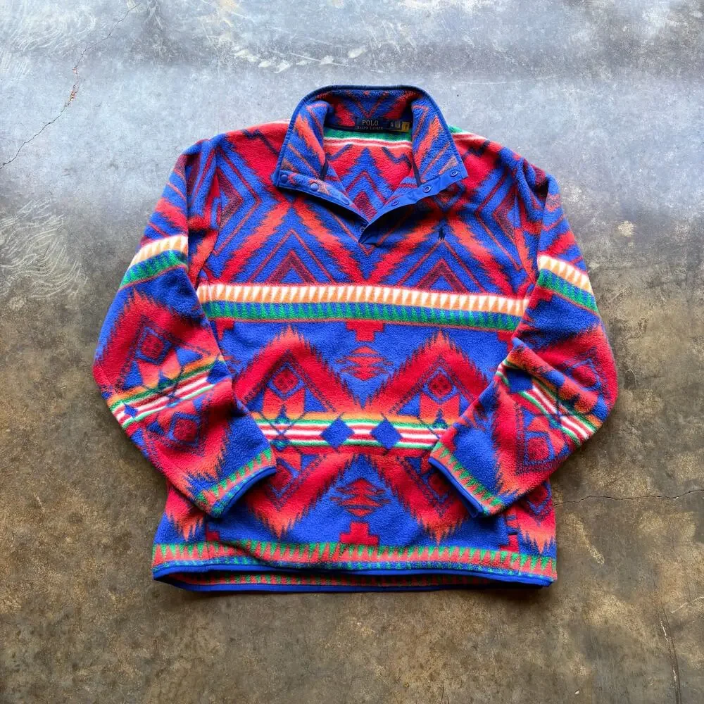 Beautiful Aztec‎ Polo Ralph Lauren Sherpa Fleece